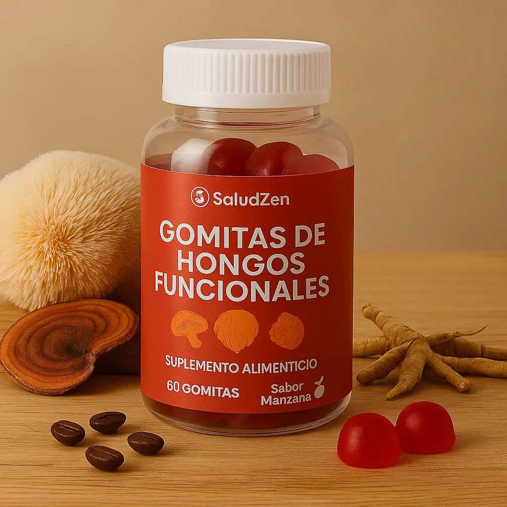 Suplemento de Hongos Funcionales (Pack de 60 Gomitas)